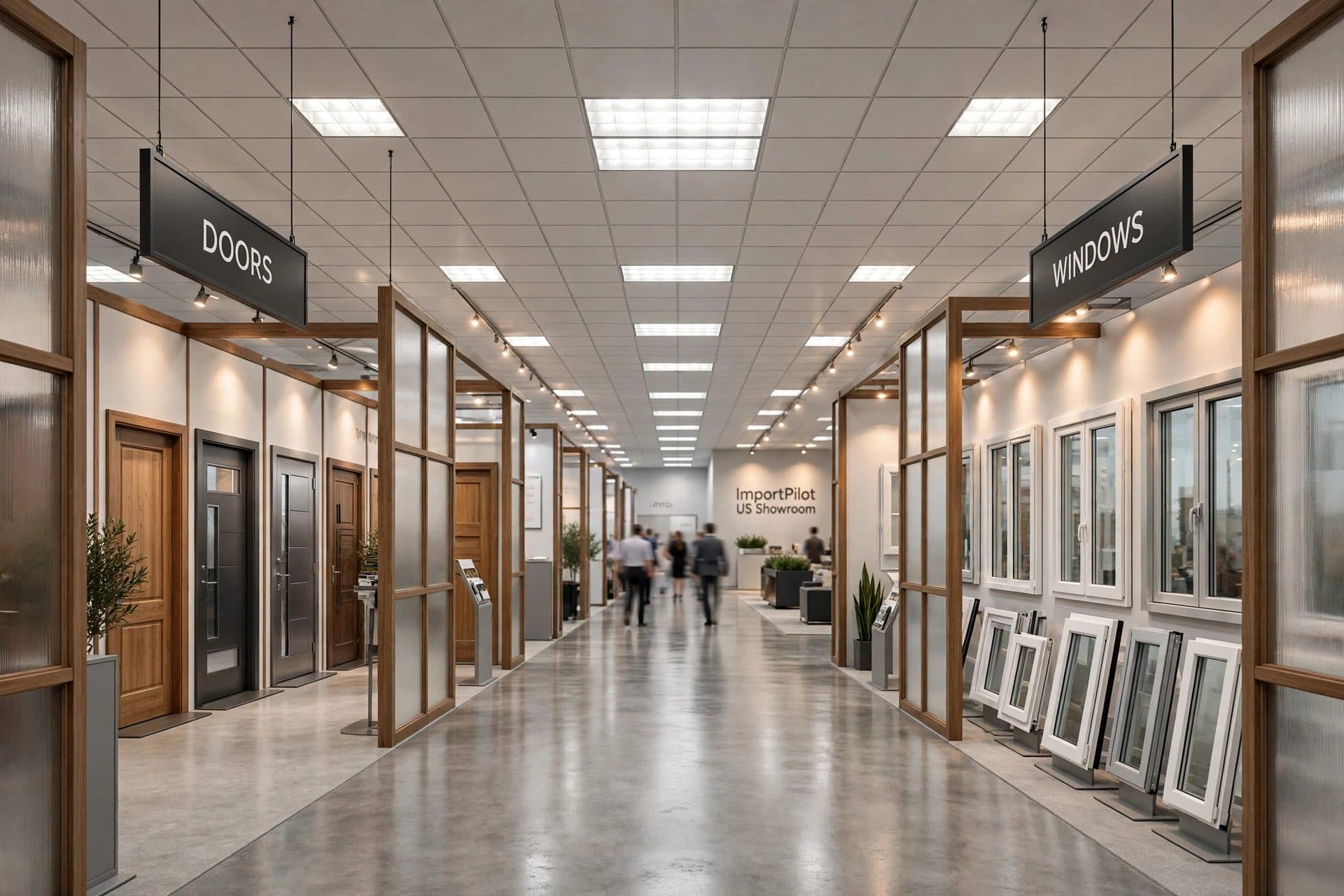 The Display Showroom main corridor with department halls on both sides